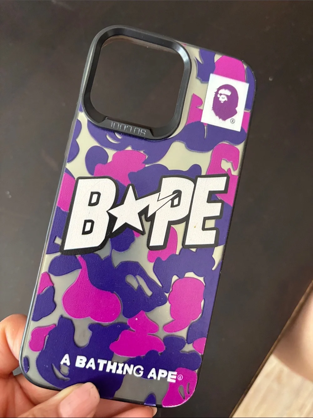 BAPE Purple & Pink Camo Phone Case by A Bathing Ape